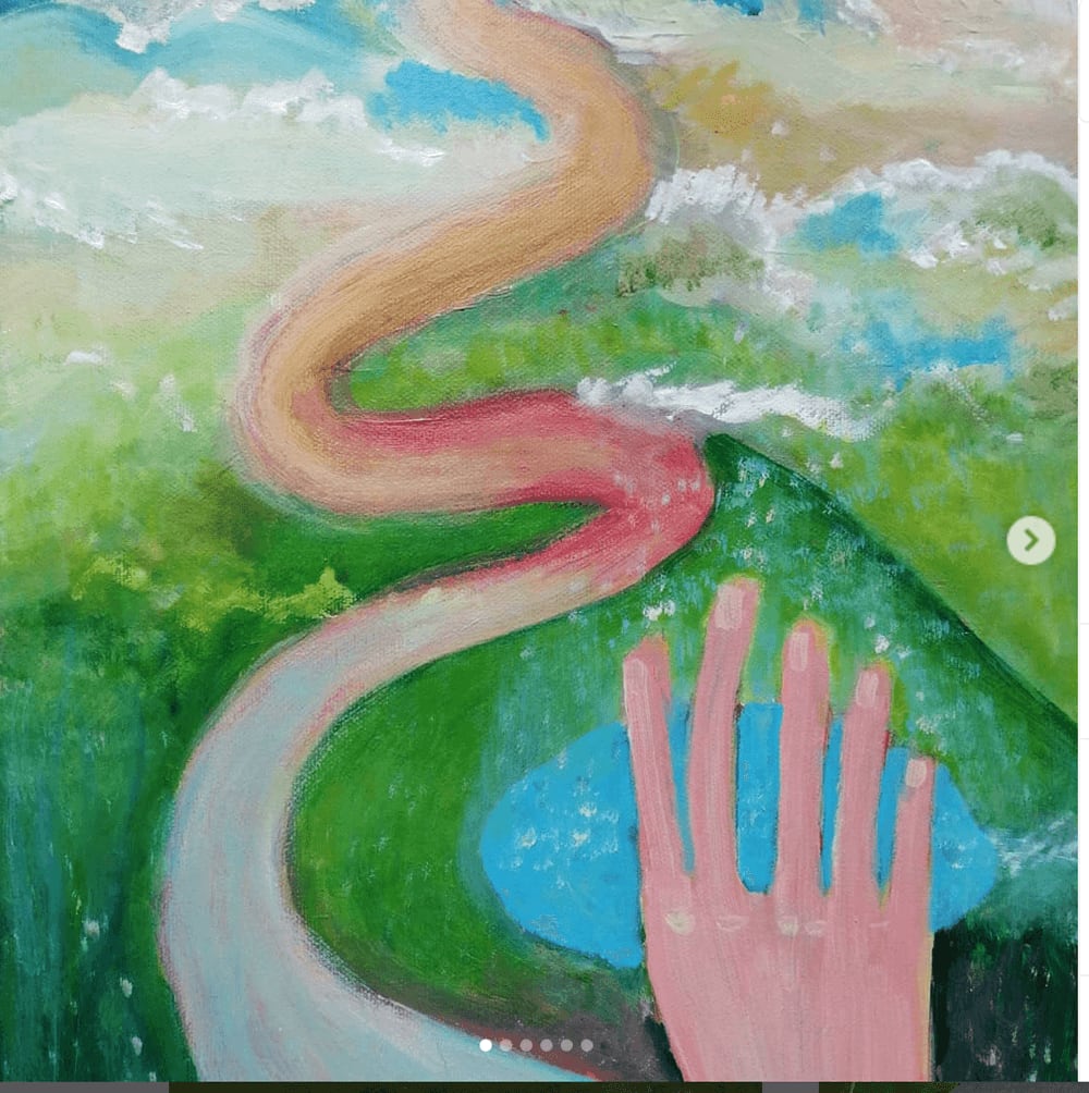 Peinture d'âme — Chemin main